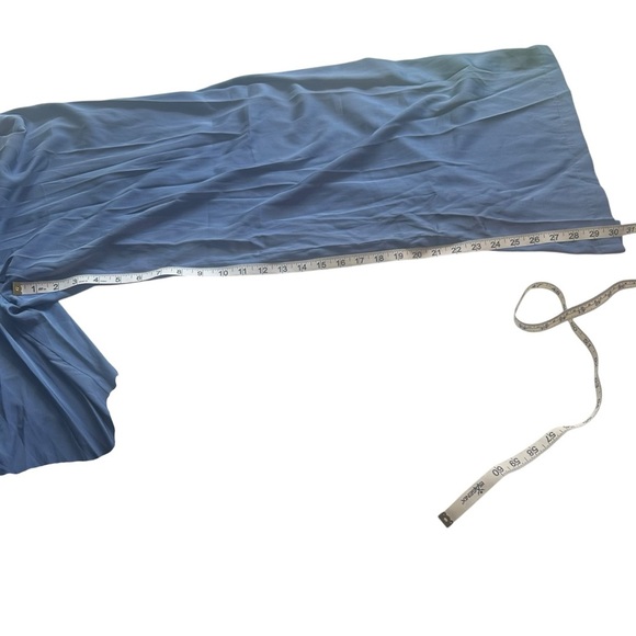 Choosy Women's Slate Blue Deep V Striped Satin Jumpsuit Size 20 NWT - Picture 5 of 7